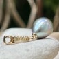 Goha – Anhänger aus 750er Gold mit Diamanten und Tahitiperle