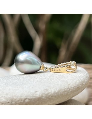 cultured pearl gold pendant price - tahitian pearl diamond pendant