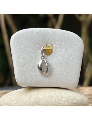 pendentif coquillage en argent - cauri en pendentif
