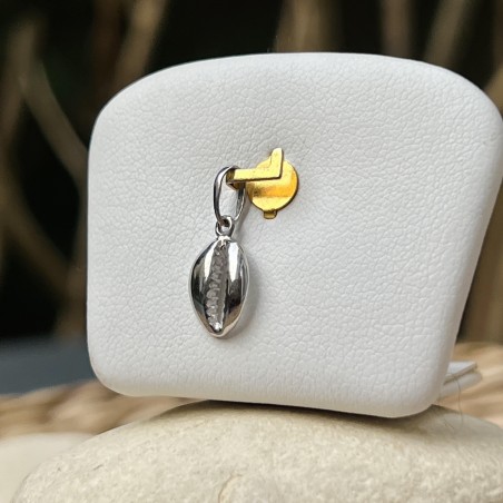 Sterling Silver Cowrie Shell Pendant
