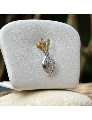 Sterling Silver Cowrie Shell Pendant