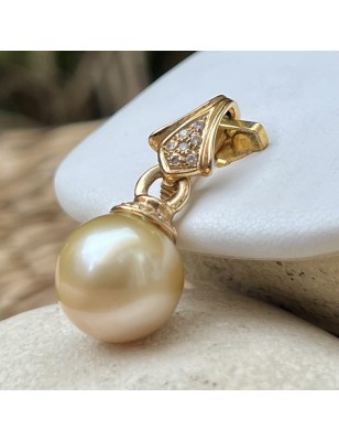 pendentif or perle gold des Mers du Sud