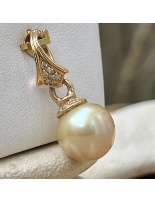 pendentif or perle gold des Mers du Sud