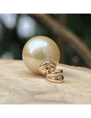 Auroa - Pendentif Or 750 Perle des Mers du Sud de 12.62mm