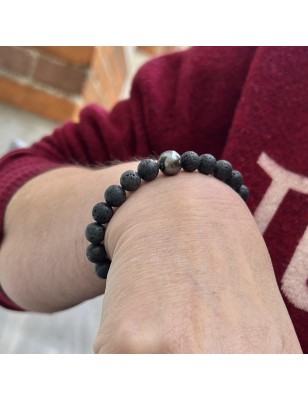 perle de culture bracelet homme pierres noires prix