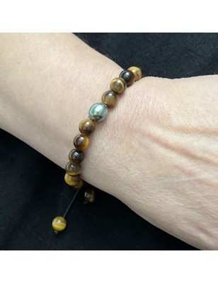 Herrenarmband mit Zuchtperle