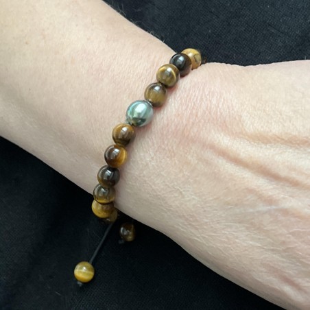 Herrenarmband mit Zuchtperle