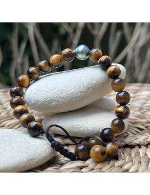 Herrenarmband mit Zuchtperle