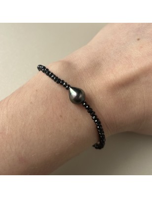 Pulsera con perla de Tahití