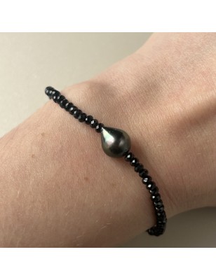 Pulsera con perla de Tahití