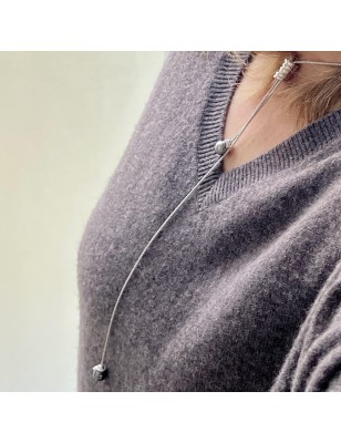 COLLIER PERLE DE TAHITI CERCLEE prix - perle huitre