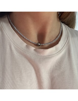 Collier perle de tahiti collier perle peacock perle noire collier femme perle de tahiti