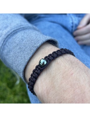 Pulsera con perla de Tahití