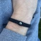 Men's Bracelet with Gray Tahitian Pearl - 8.28 mm