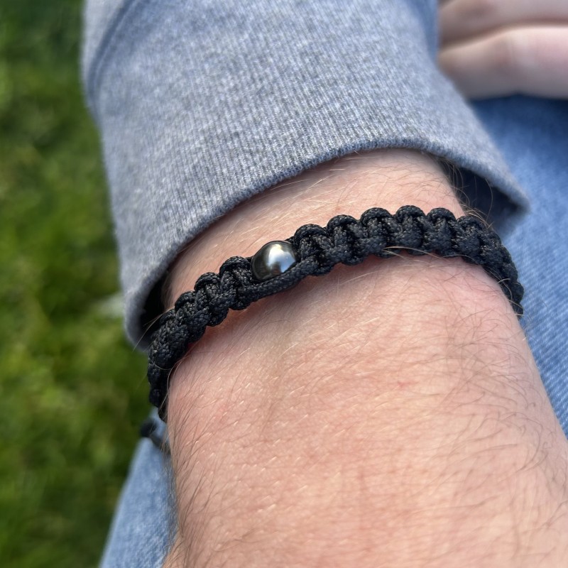 Armband Herren Tahiti-Perle Grau - 8,40 mm