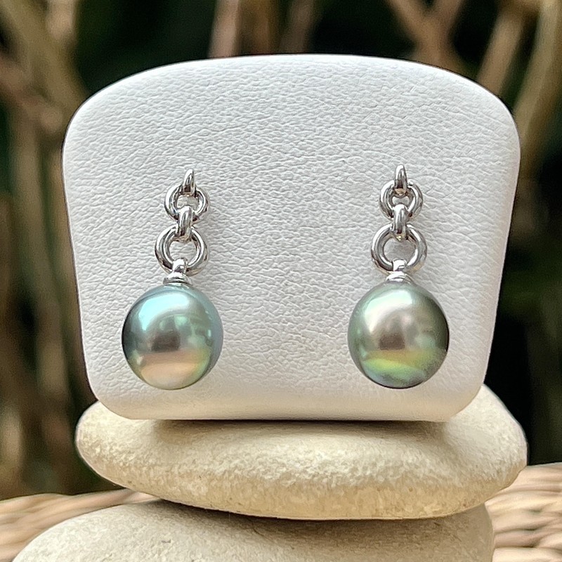 Lien Éternel - Tahitian Pearl Earrings Pacific Sunset Lien Éternel - Tahitian Pearl Earrings Pacific Sunset