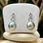 Lien Éternel - Boucles Oreilles Perles de Tahiti Pacific Sunset