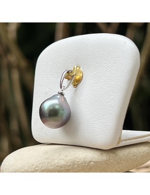 هيفا – قلادة لؤلؤ تاهيتي أزرق 9.84 مم