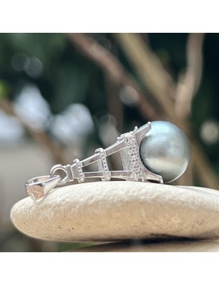 подвеска Эйфелева башня жемчуг Таити – парижское украшение для женщин – жемчуг Таити