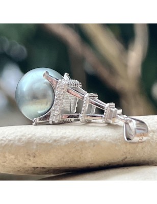 подвеска Эйфелева башня жемчуг Таити – парижское украшение для женщин – жемчуг Таити