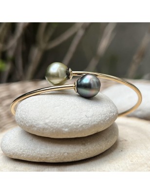 you and I gold bracelet with big tahitian pearls price