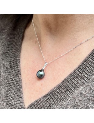 Ciondolo donna con perla coltivata