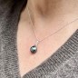 Mira - タヒチブルーパールペンダント - 9.50mm