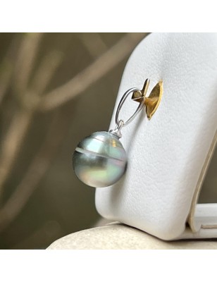 pendentif femme perle de culture - prix d'une perle bleue lagon en pendentif