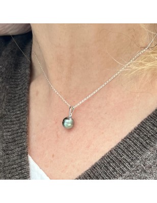 Colgante mujer con perla cultivada