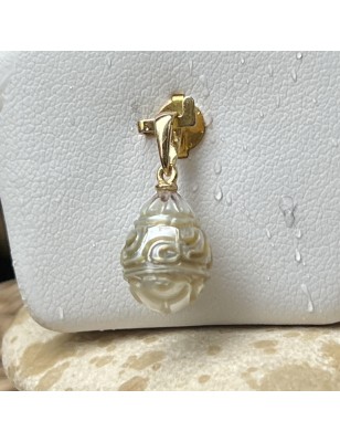 perle de tahiti en pendentif or femme prix - pendentif perle gravée prénom
