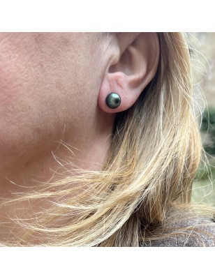 Pendientes con Perlas de Tahití