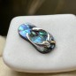 Flip-flop N 30  - Rhodium Silver Abalone Savannah Pendant