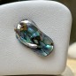 Flip-flop N 30  - Rhodium Silver Abalone Savannah Pendant