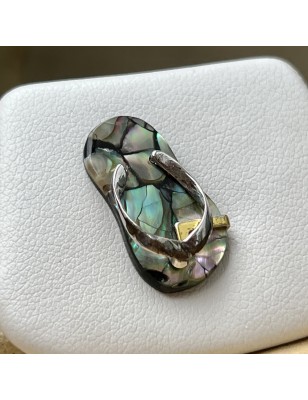 abalone mother of pearl savannah pendant price- Flip-Flop Pendant
