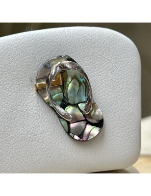 abalone mother of pearl savannah pendant price- Flip-Flop Pendant