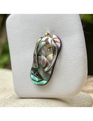 abalone mother of pearl savannah pendant price- Flip-Flop Pendant