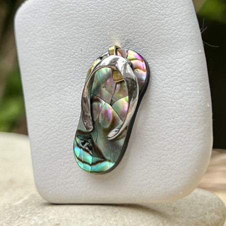 abalone mother of pearl savannah pendant price- Flip-Flop Pendant