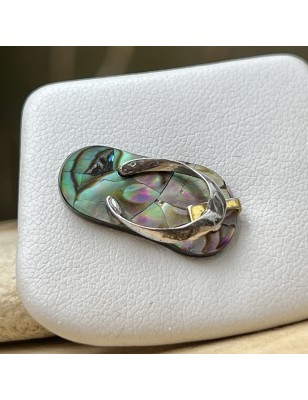 abalone mother of pearl savannah pendant price- Flip-Flop Pendant