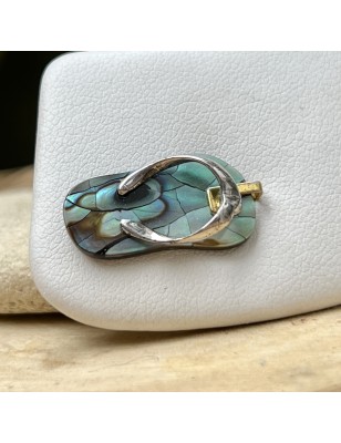 abalone mother of pearl savannah pendant price- Flip-Flop Pendant
