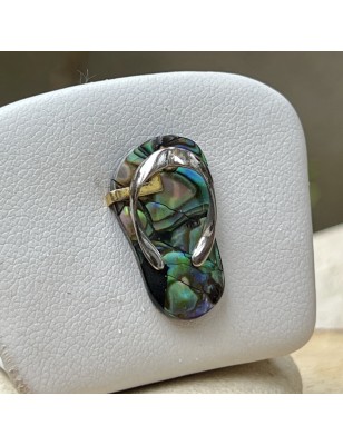 abalone mother of pearl savannah pendant price- Flip-Flop Pendant