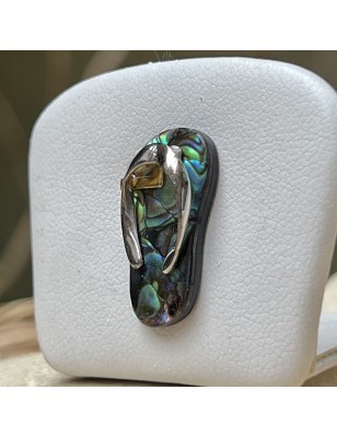 abalone mother of pearl savannah pendant price- Flip-Flop Pendant