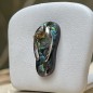 Flip-flop N 38  - Rhodium Silver Abalone Savannah Pendant