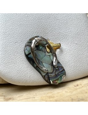 abalone mother of pearl savannah pendant price- Flip-Flop Pendant