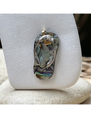 abalone mother of pearl savannah pendant price- Flip-Flop Pendant