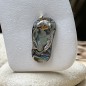 Flip-flop N 39  - Rhodium Silver Abalone Savannah Pendant