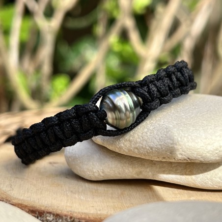 Herrenarmband mit Perle