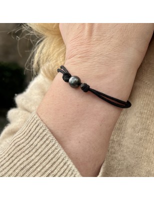 Herrenarmband mit Perle