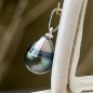 Mira - Rhodium-Plated Silver Pendant and Tahitian Peacock Pearl - 8.95mm