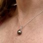 Fenua Vairoa - 18 Carat Gold Pendant Tahitian Pearl 9.10mm
