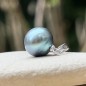Mira - Blue Lagoon Tahitian Pearl Pendant 9.48mm